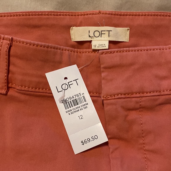 NWT Loft Pink Ankle Pant - Picture 5 of 6
